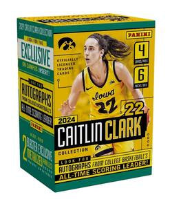 2024 WNBA Panini Caitlin Clark Collection Basketball Blaster Box (Metalized Parallels)