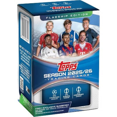 2025-26 UEFA Topps Flagship Edition Club Competitions Soccer Blaster Box