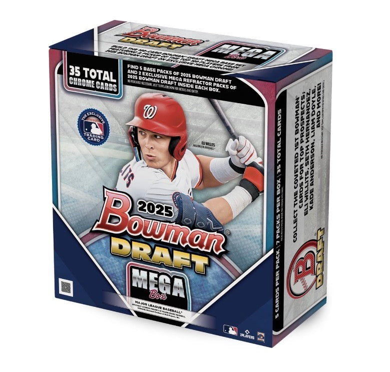 2025 Topps Bowman Draft MLB Baseball Mega Box
