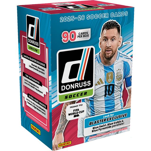 2025-26 FIFA World Cup Panini Donruss Soccer Blaster Box (Blue Swirl, Cubic, Pyramid Parallels)