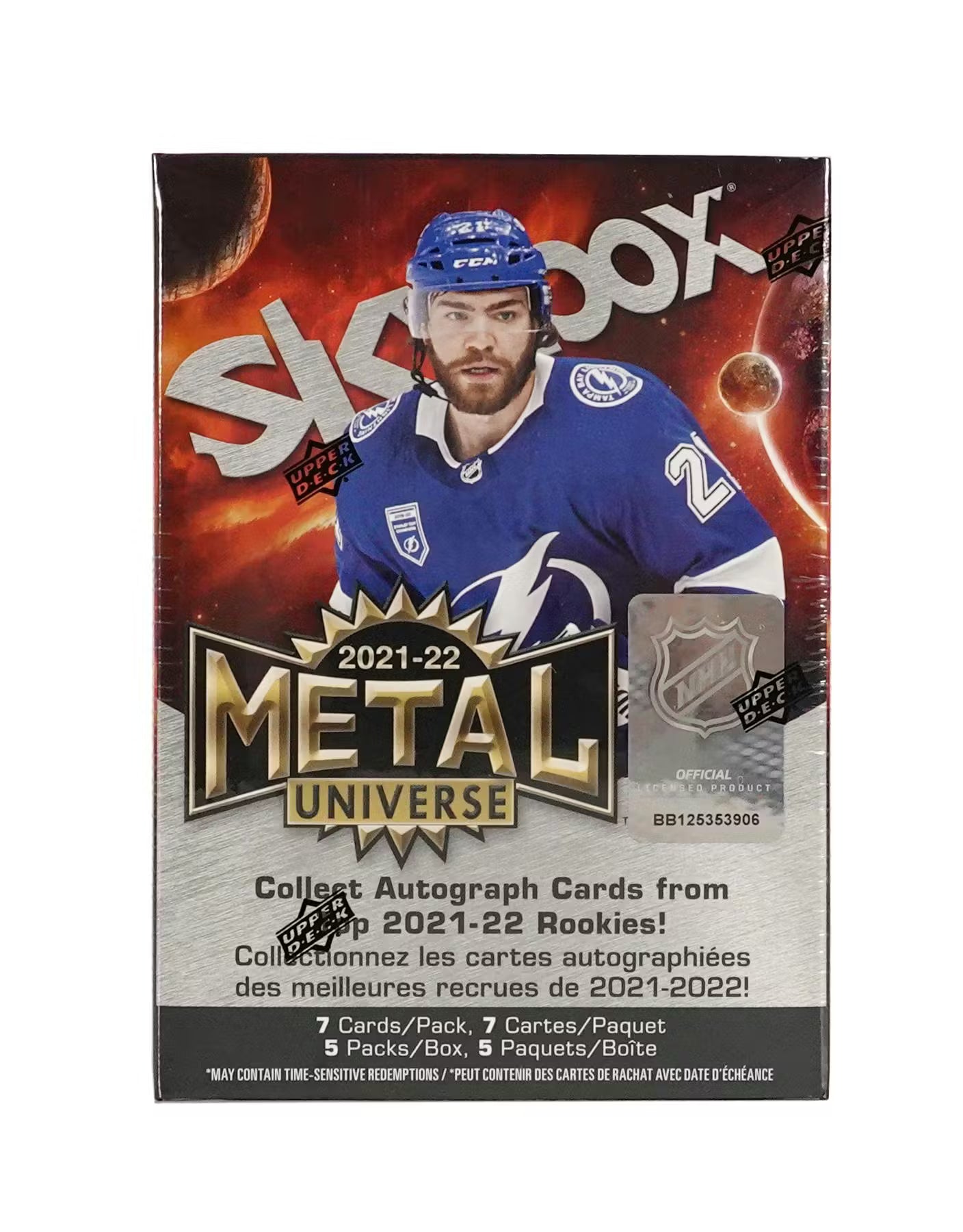 2021-22 NHL Upper Deck Skybox Metal Universe Hockey Blaster Box