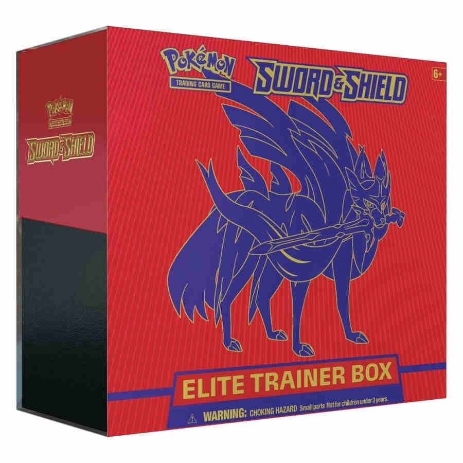 Sword & Shield Zacian Pokemon Elite Trainer Box