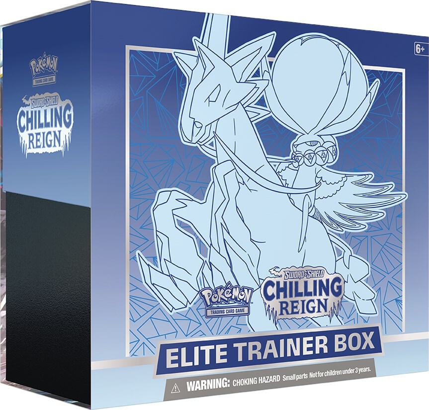 Chilling Reign Ice Rider Calyrex Pokemon Elite Trainer Box