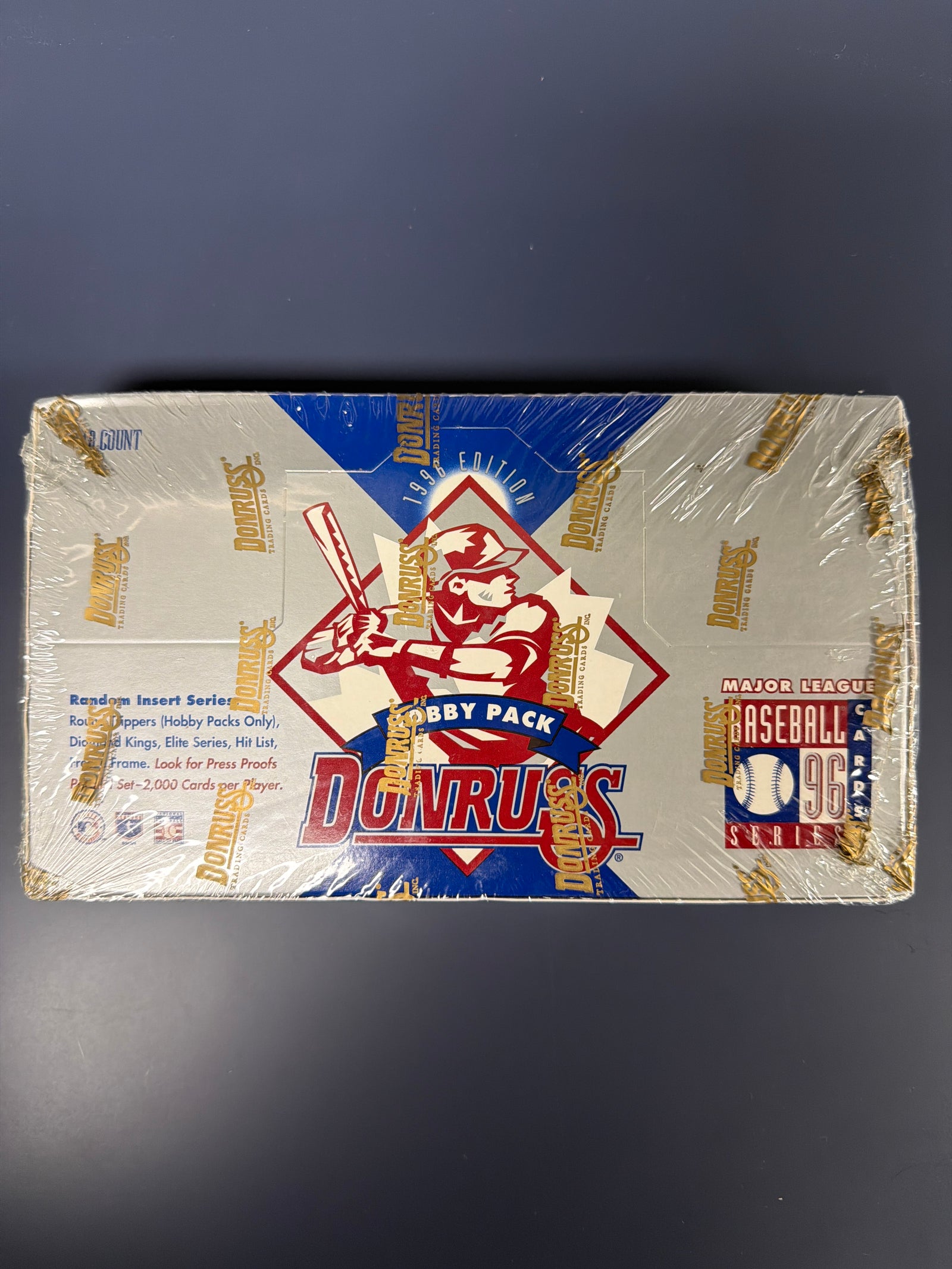 1996 Donruss MLB Baseball Series 2 Factory Sealed Hobby - 18 Pack Box