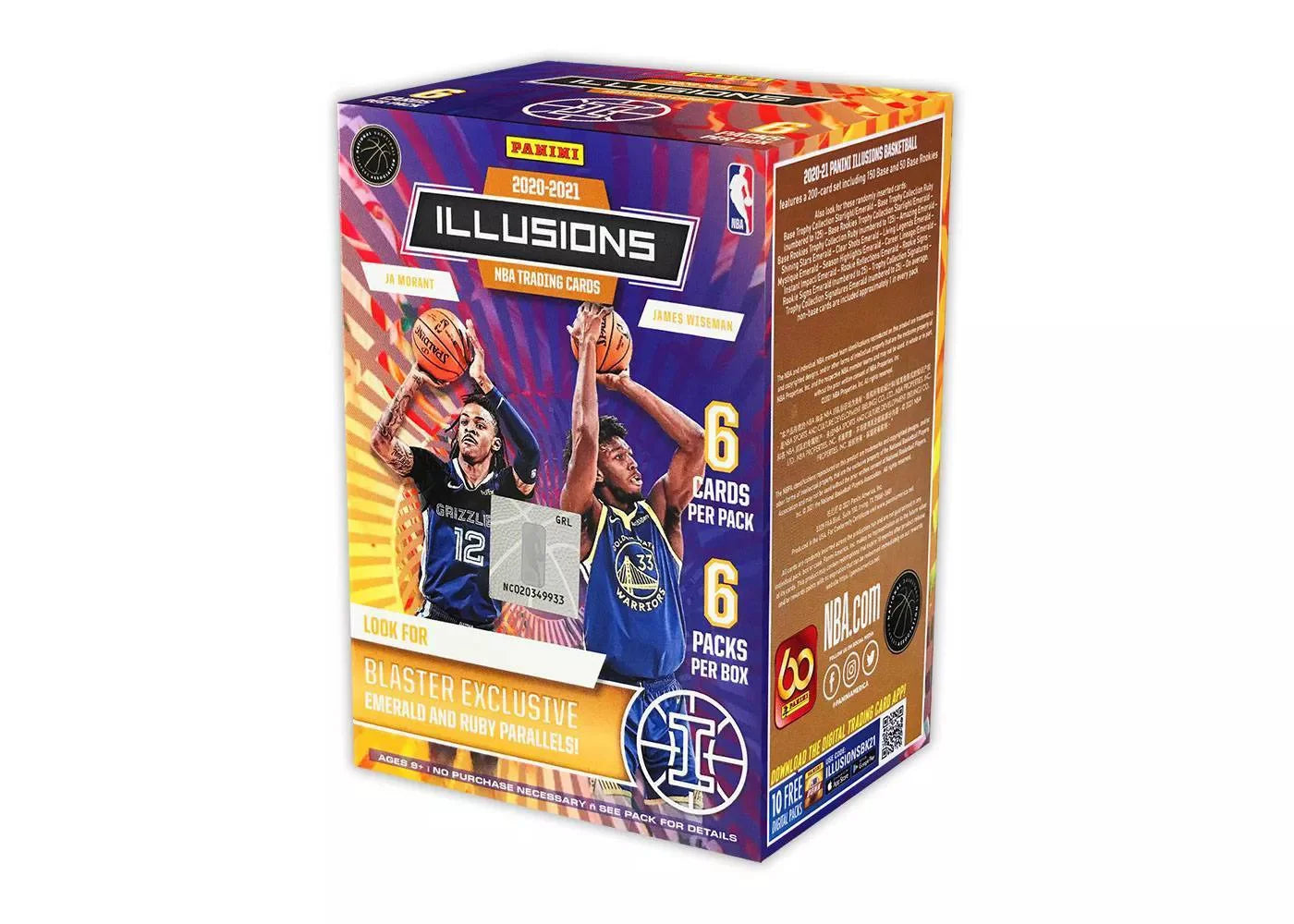 2020-2021 NBA Panini Illusions Basketball Blaster Box (Starlight Parallels)