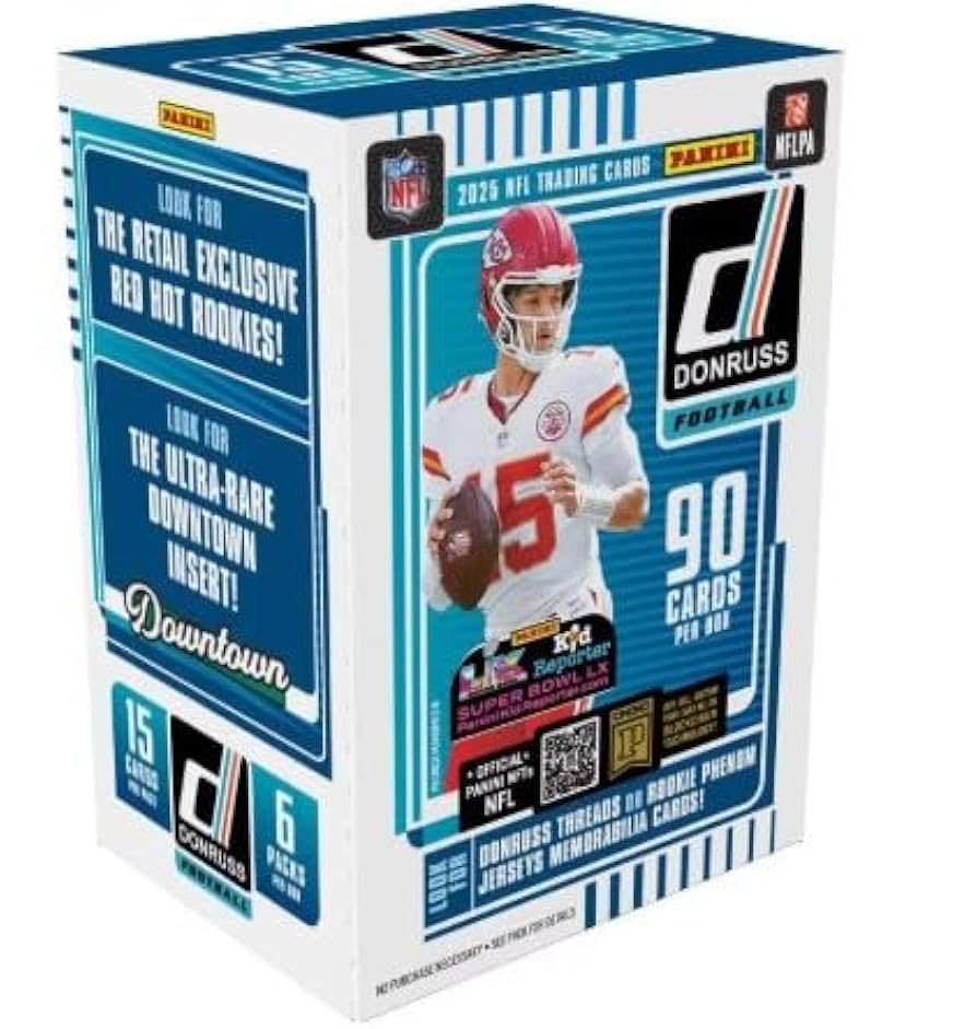 2025 NFL Panini Donruss Football Blaster Box