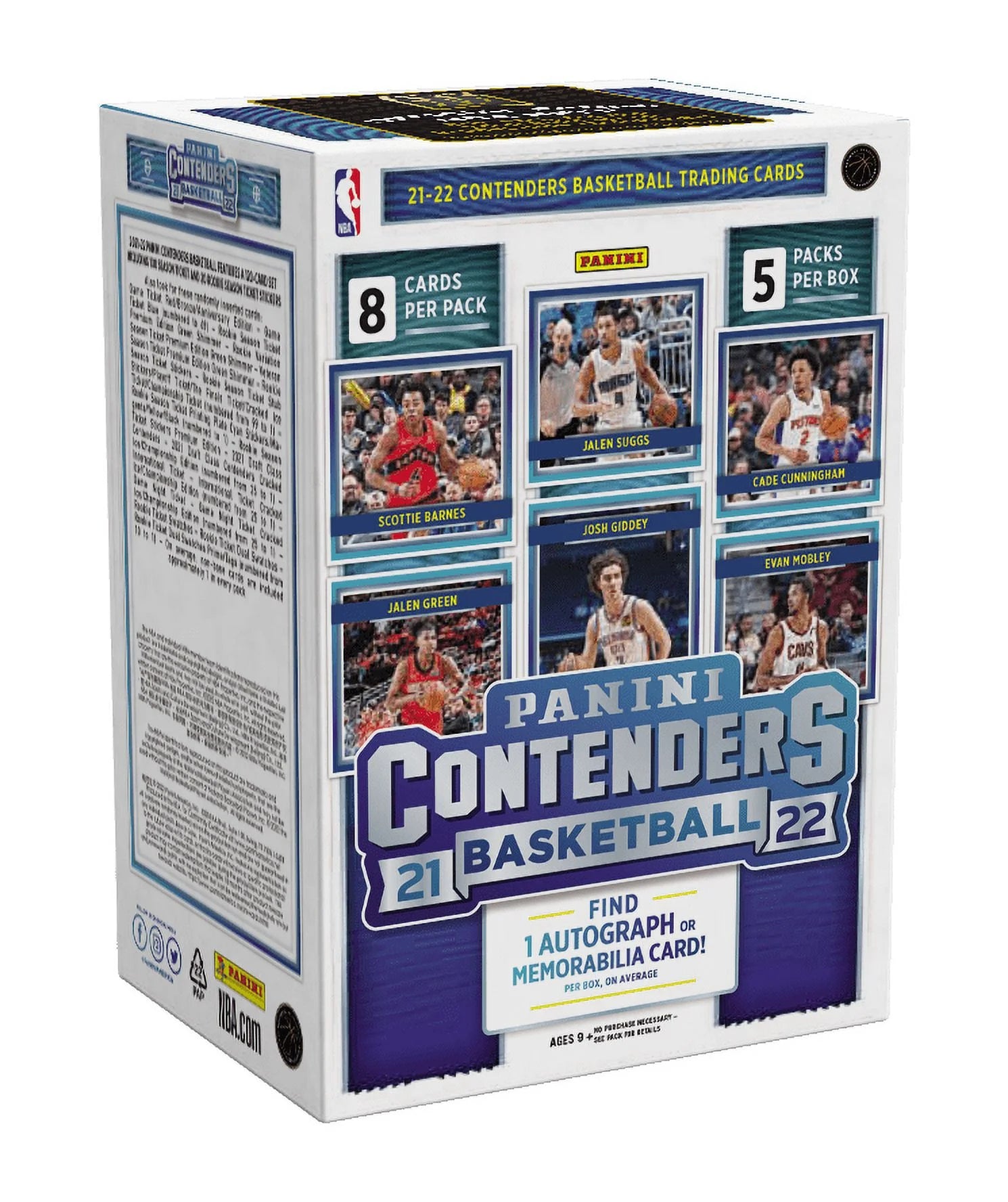 2021-22 NBA Panini Contenders Basketball Blaster Box