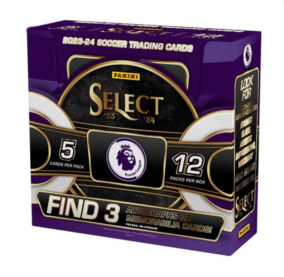 2023-24 Panini Select Premier League EPL Soccer Hobby Box