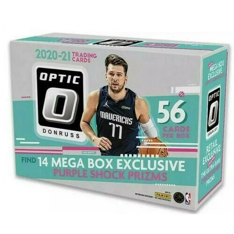 2020-21 NBA Panini Donruss Optic Basketball Mega Box (Purple Shock Prizms)
