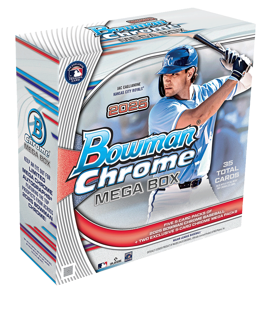 2025 MLB Topps Bowman Chrome Baseball Mega Box