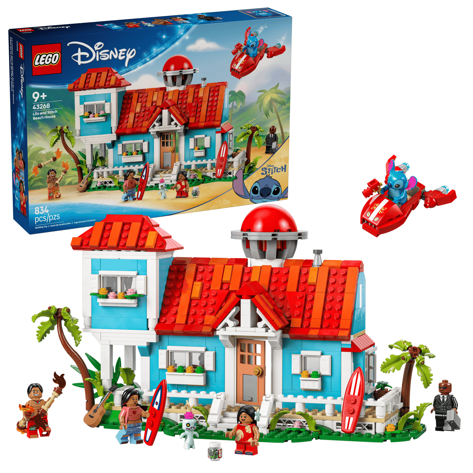 LEGO Disney 43268 Lilo and Stitch Beach House