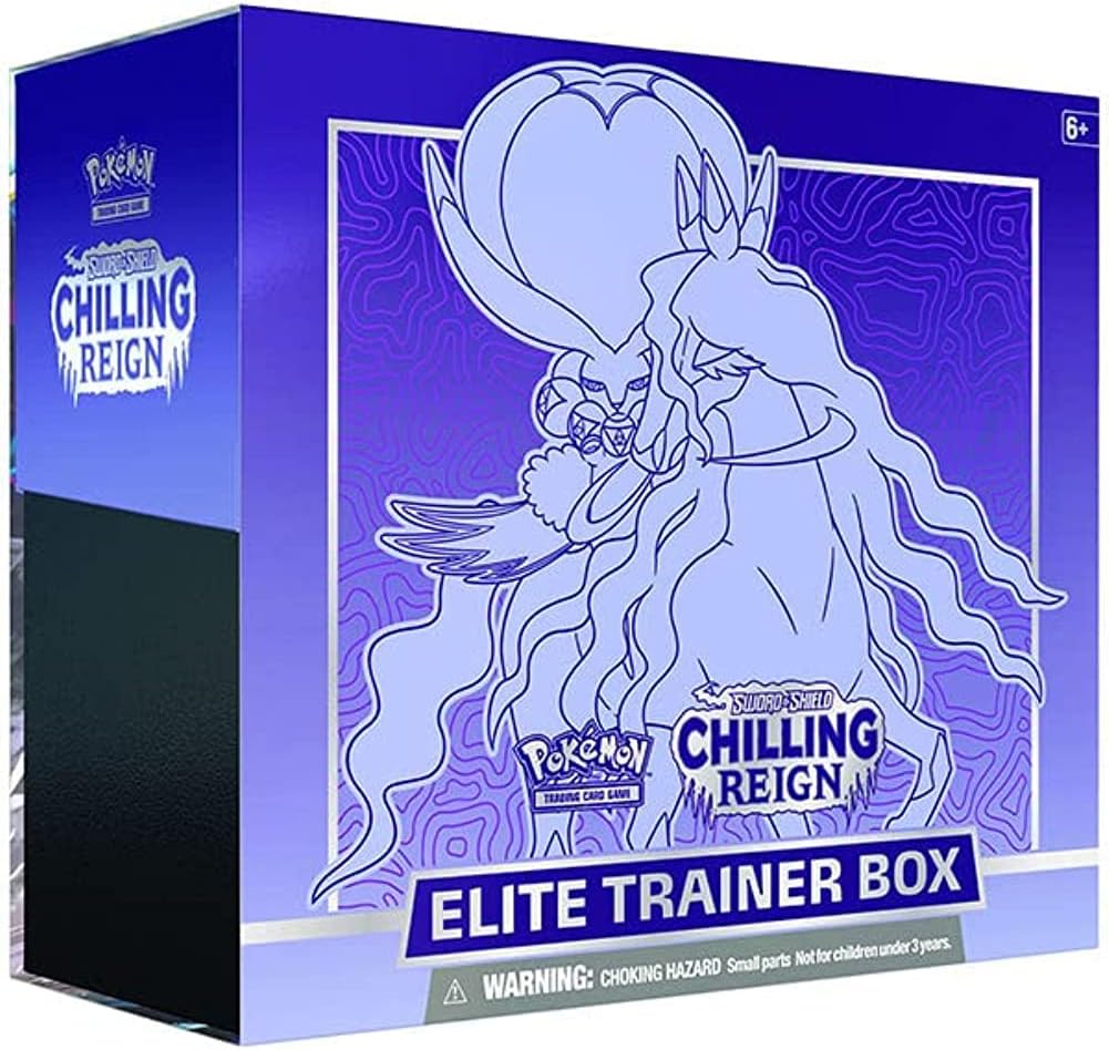 Chilling Reign Shadow Rider Calyrex Pokemon Elite Trainer Box