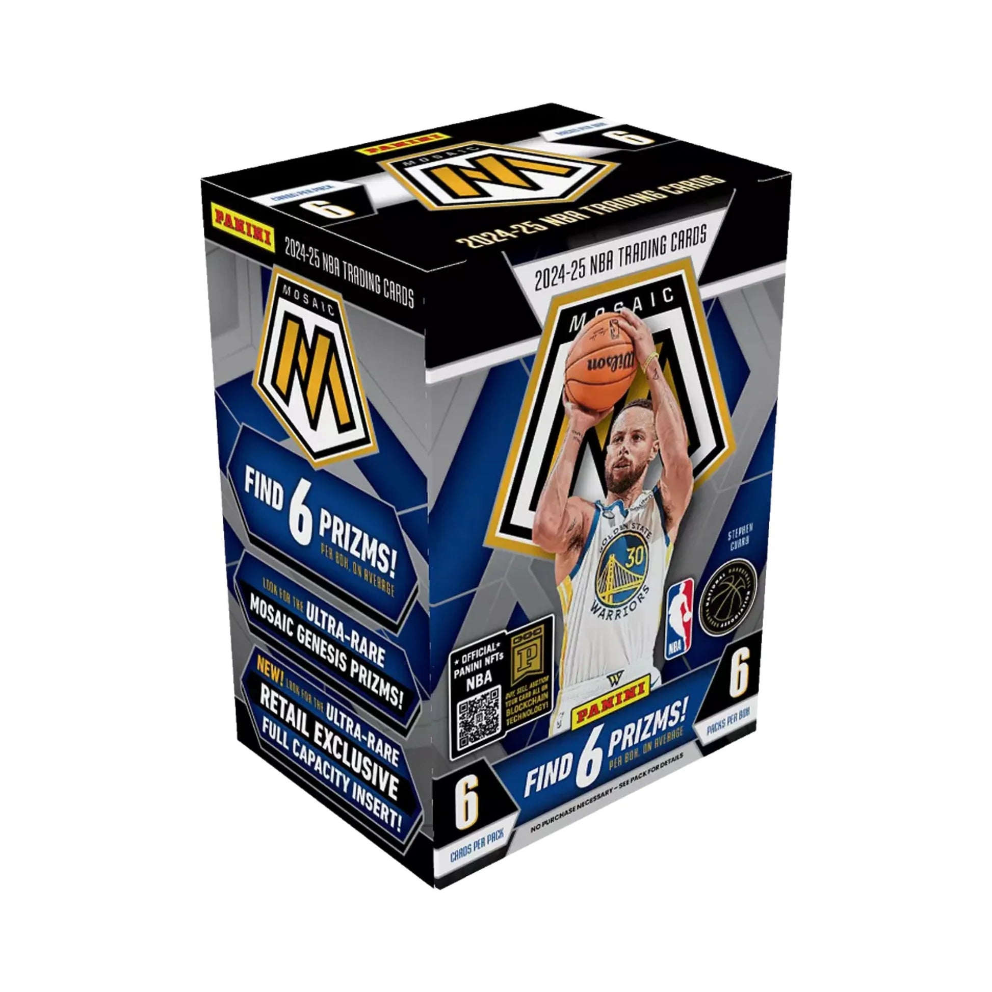 2024-25 NBA Panini Mosaic Basketball Blaster Box (Mosaic Genesis Prizms)
