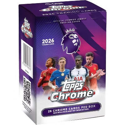 2026 Topps Chrome Premier League Soccer Blaster Box (Raywave Parallels)