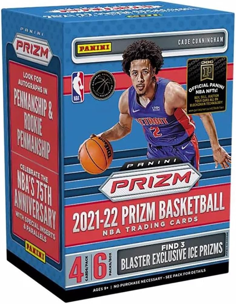 2021-22 NBA Panini Prizm Basketball Blaster Box (Ice Prizms)