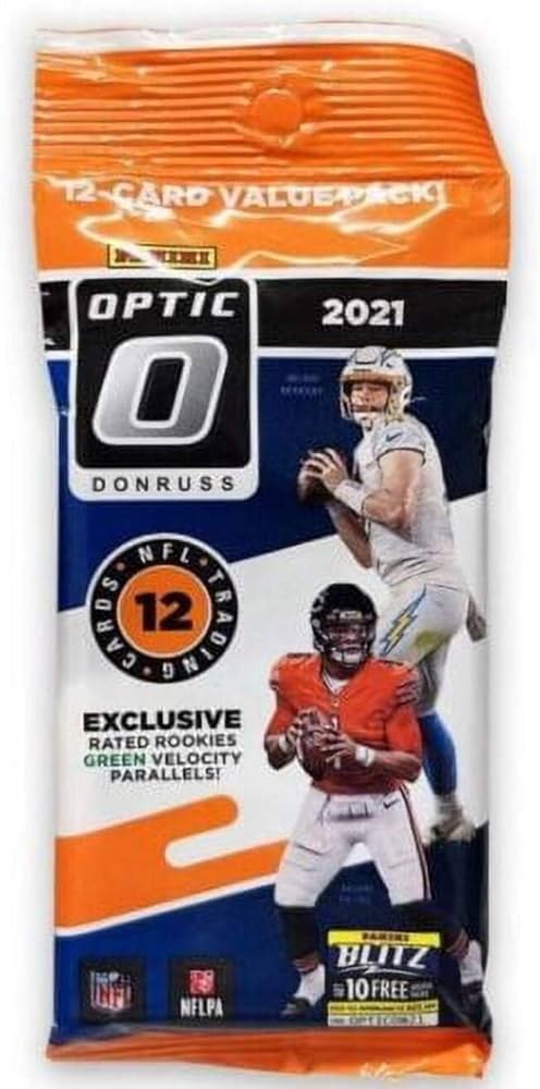 2021 NFL Panini Donruss Optic Football 12-Card Value Pack C1