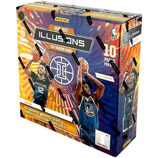 2020-2021 NBA Panini Illusions Basketball Mega Box (Sapphire & Yellow Parallels)