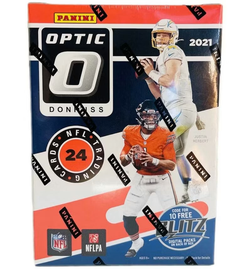 2021 NFL Panini Donruss Optic Football Blaster Box (Pink Parallels) C1