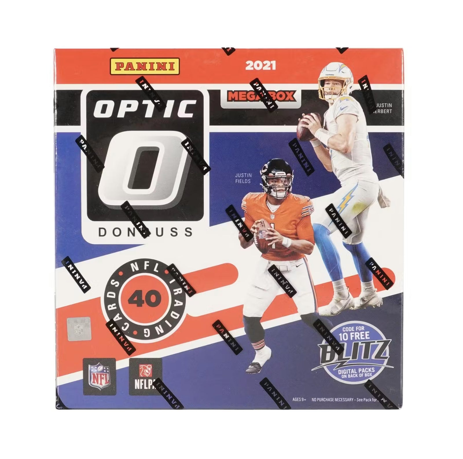 2021 NFL Panini Optic Donruss Football Mega Box (Blue Hypers) C1