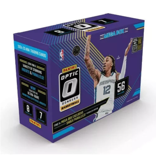 2024-25 NBA Panini Donruss Optic Basketball Mega Box (Shock Parallels)