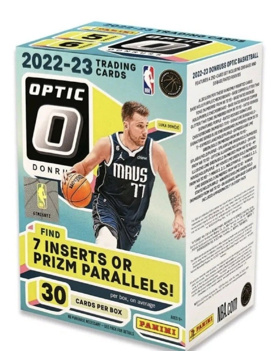 2022-23 NBA Panini Donruss Optic Basketball Blaster Box (Prizm Parallels)