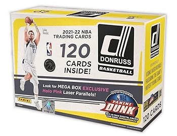 2021-22 NBA Panini Donruss Basketball Mega Box (Holo Pink Laser Parallels)