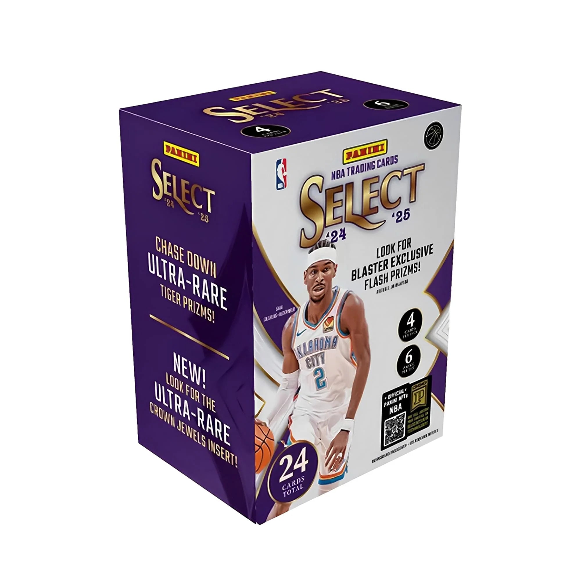 2024-25 NBA Panini Select Football Blaster Box (Flash Prizms)