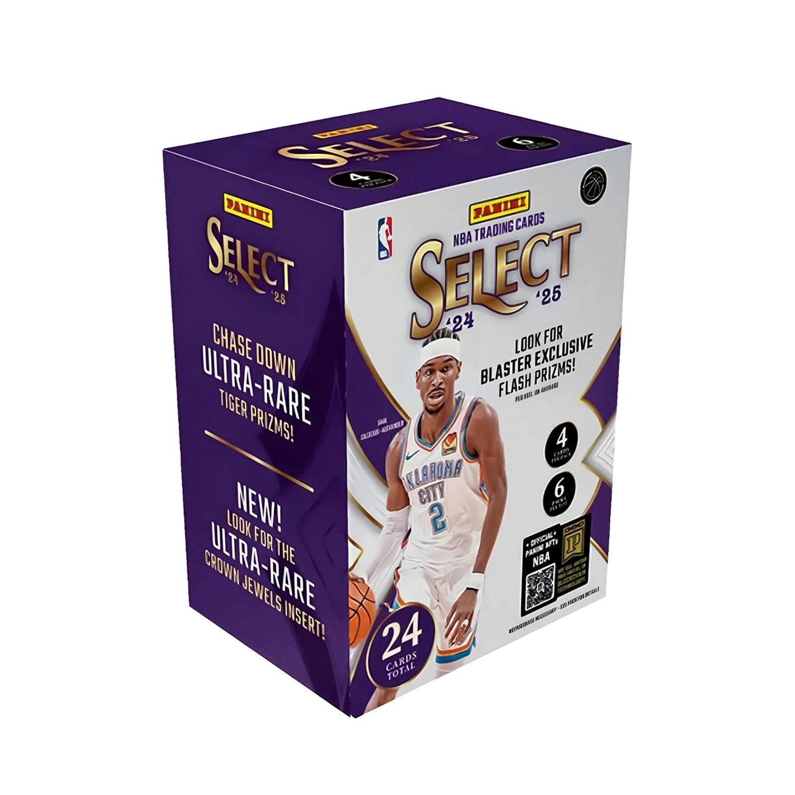 2024-25 NBA Panini Select Football Blaster Box (Flash Prizms)