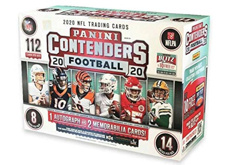 2020 NFL Panini Contenders Football Mega Box