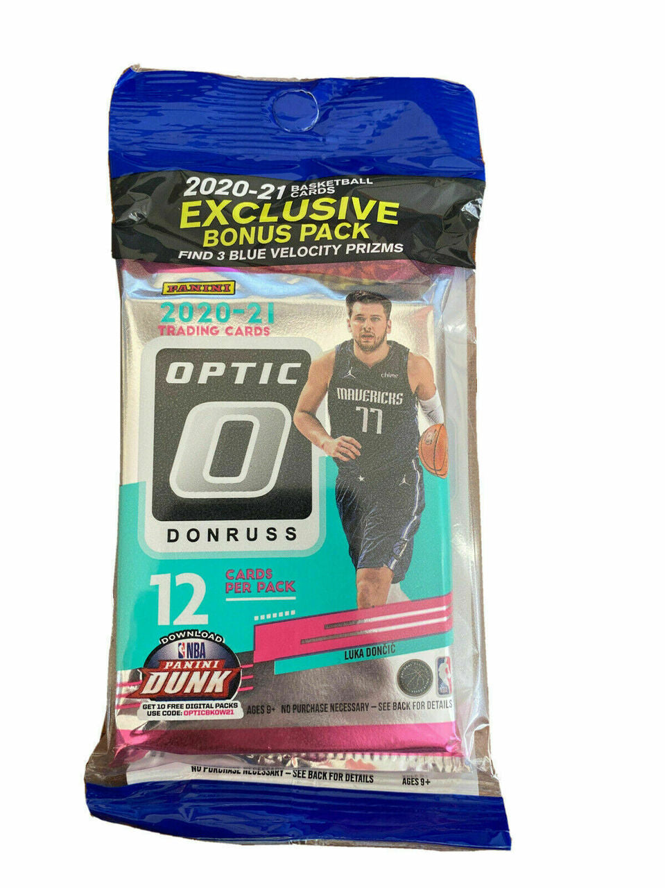 2020-21 NBA Panini Donruss Optic Basketball Multi Pack (Blue Velocity Prizms)