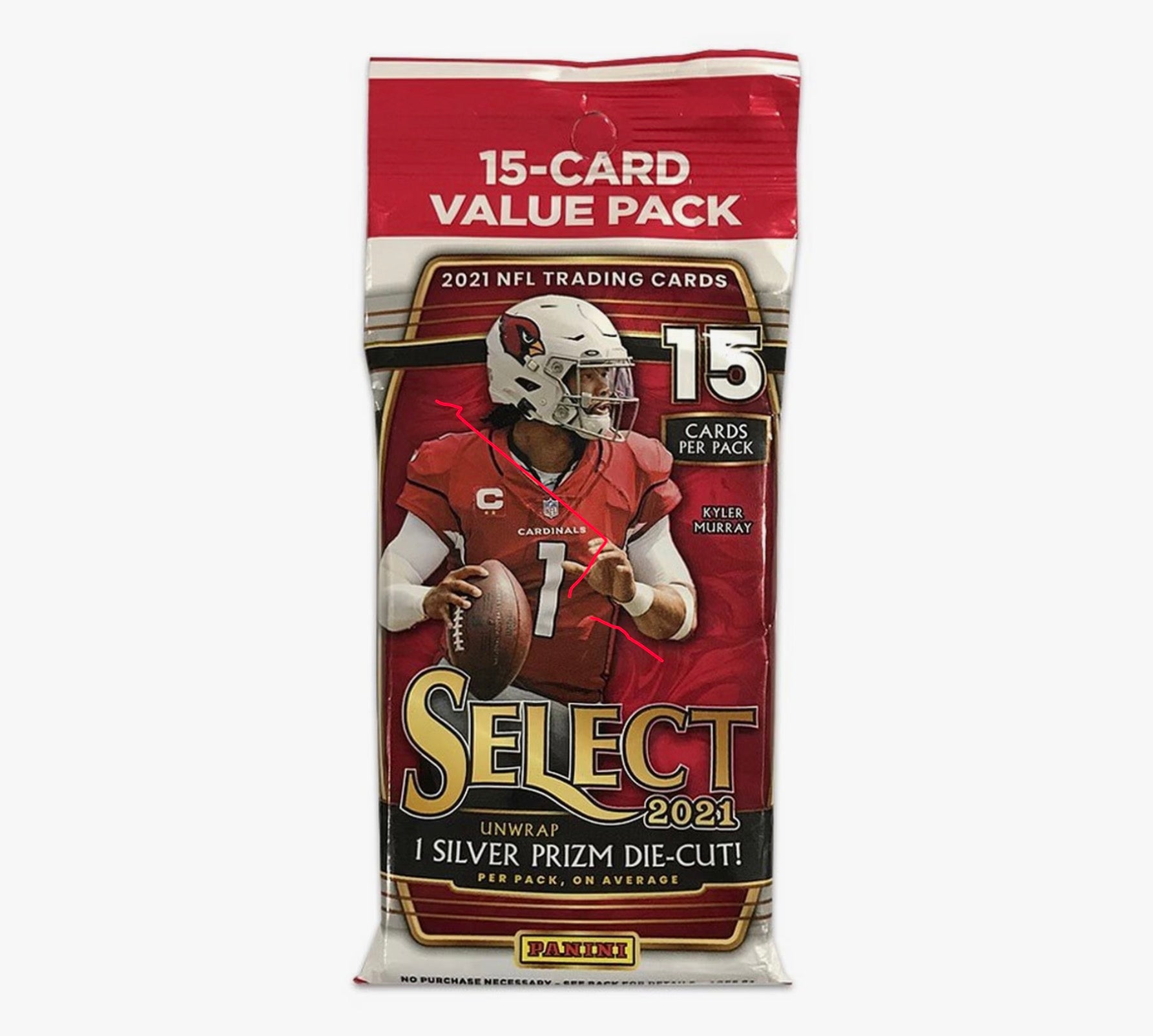2021 NFL Panini Select Football 15-Card Value Pack (Silver Prizm Die-Cut) C1