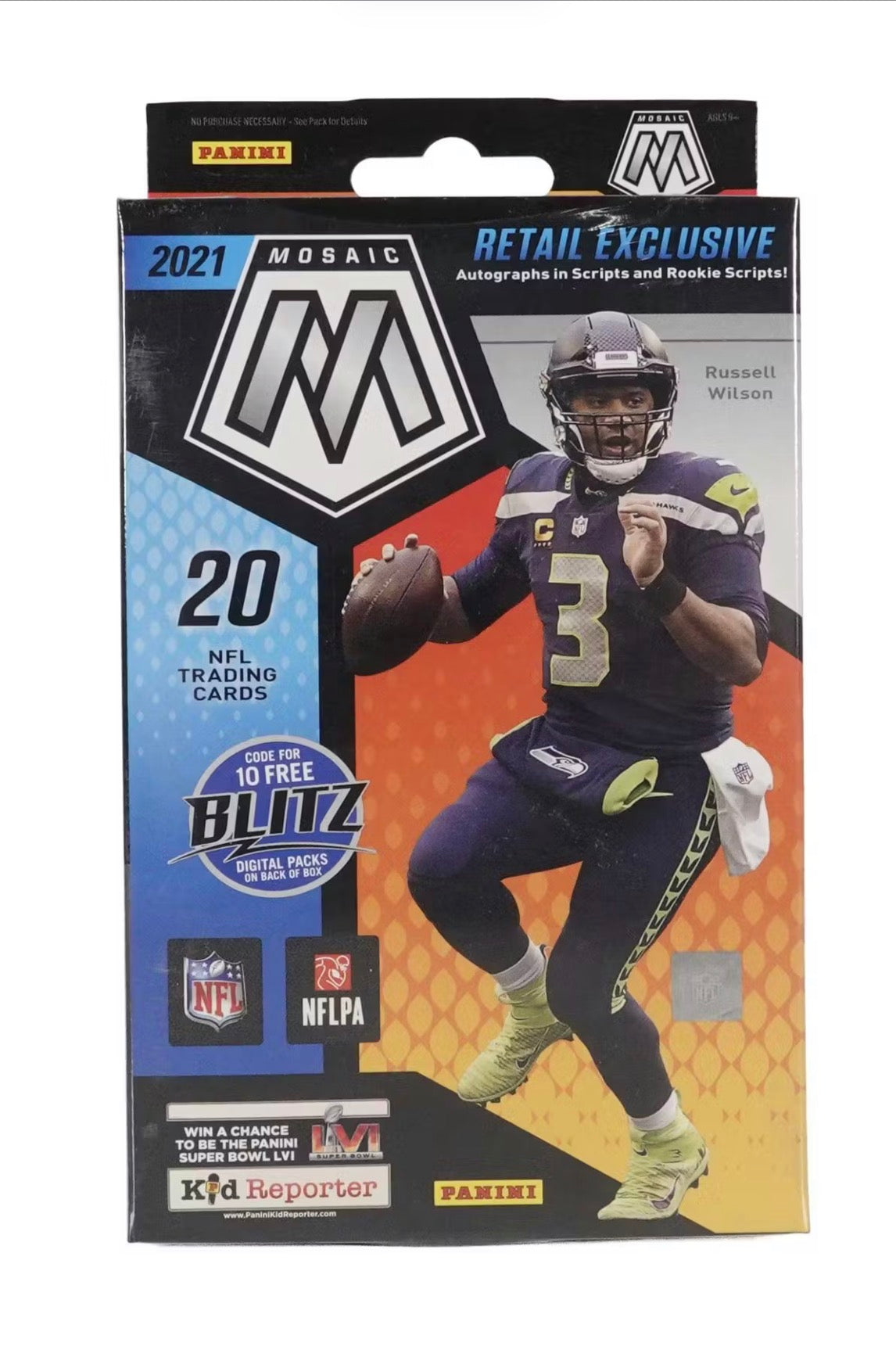 2021 NFL Panini Mosaic Football Hanger Box (Rookie Scripts) C1