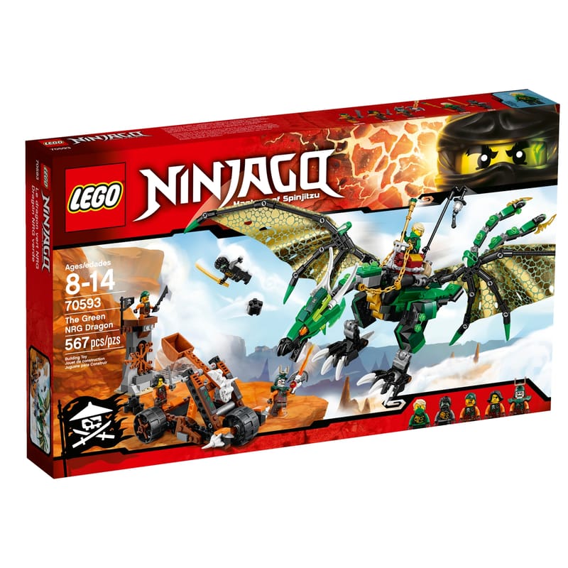 LEGO 70593 Ninjago The Green NRG Dragon Master of Spinjitzu