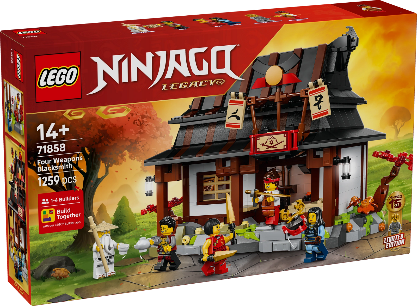 LEGO 71858 Ninjago Legacy Four Weapons Blacksmith