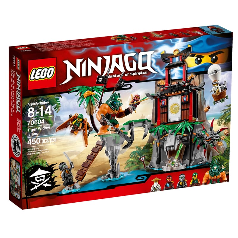 LEGO 70604 Ninjago Tiger Widow Island Masters of Spinjitzu