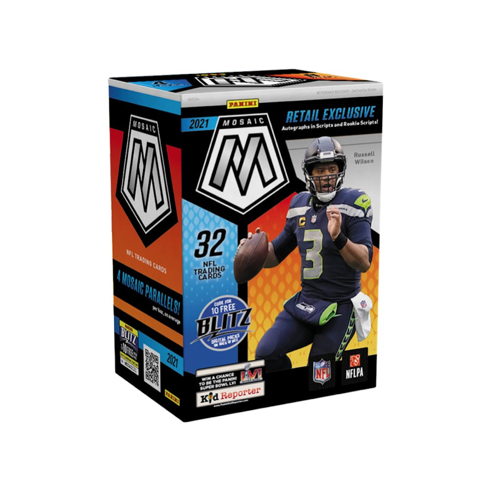 2021 Panini Mosaic Football 8-pack Blaster Box C1