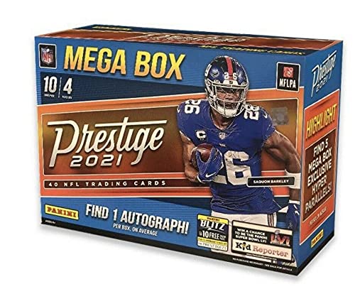 2021 NFL Panini Prestige Football Mega Box (C1)