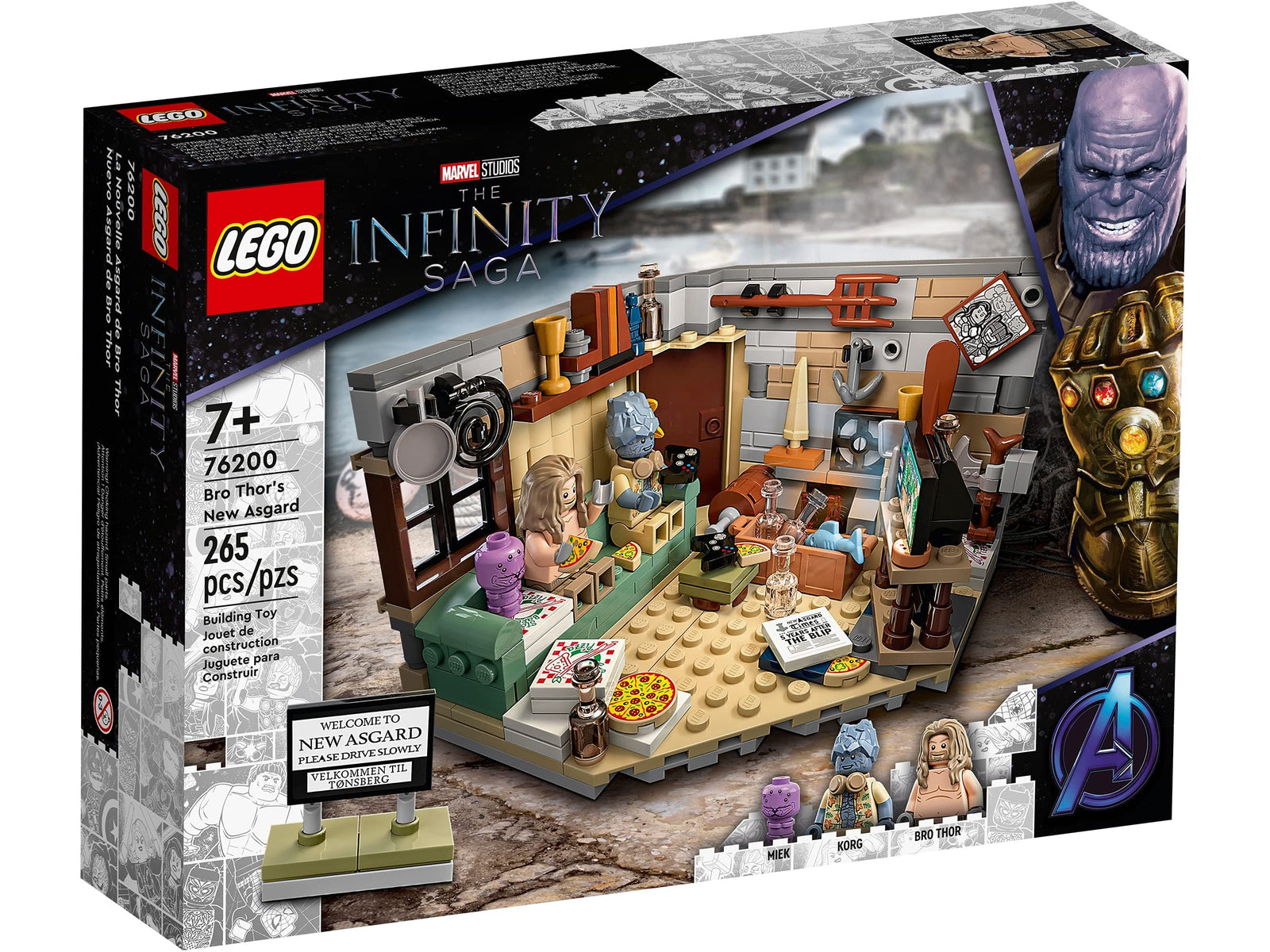 LEGO 76200 Marvel Studios Bro Thor’s New Asgard The Infinity Saga