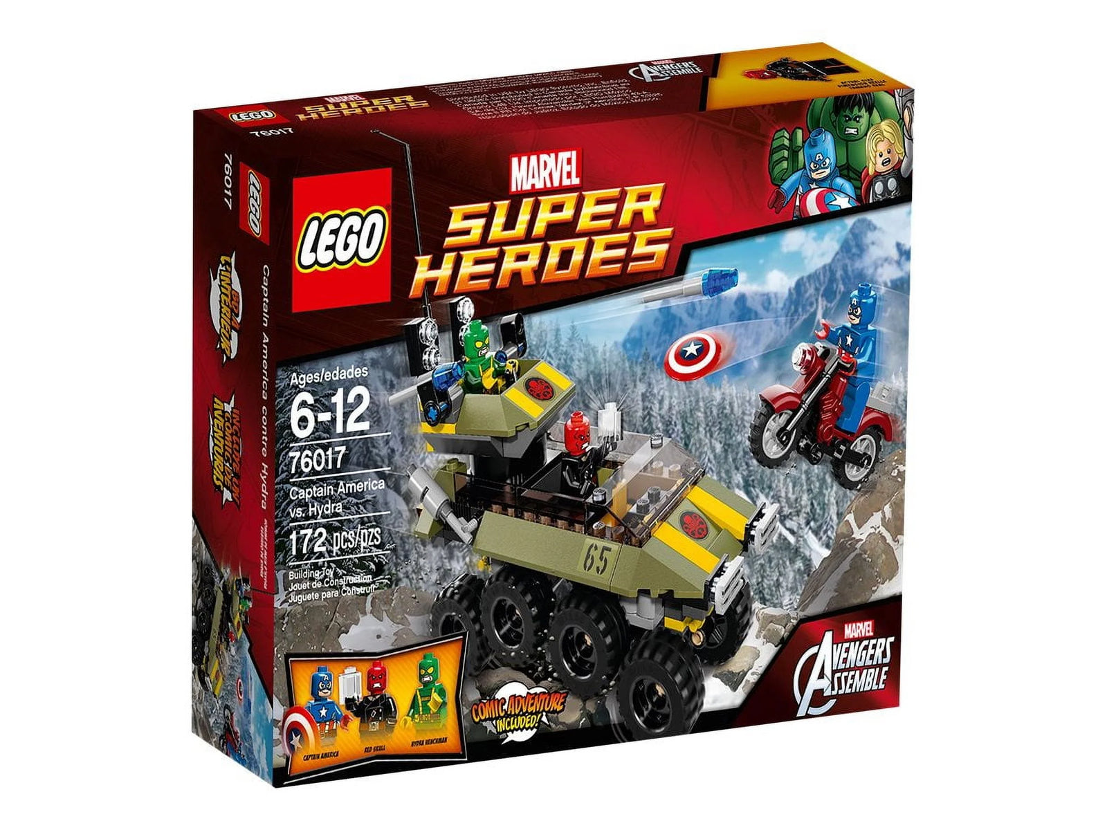 LEGO 76017 Marvel Super Heroes Captain America vs. Hydra Avengers Assemble