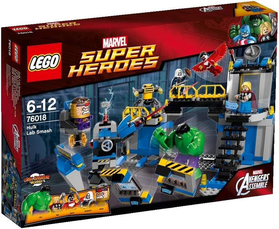 LEGO 76018 Marvel Super Heroes Hulk Lab Smash Avengers Assemble