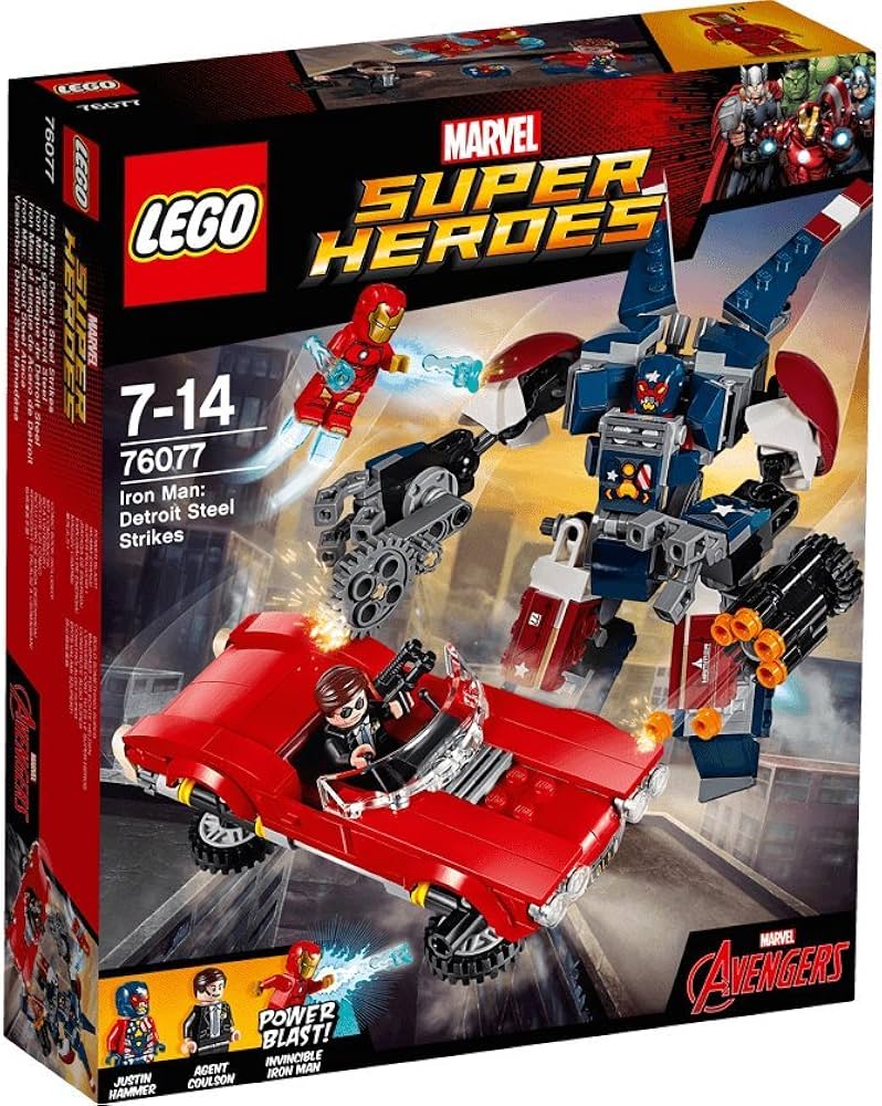 LEGO 76077 Marvel Super Heroes Iron Man: Detroit Steel Strikes Avengers