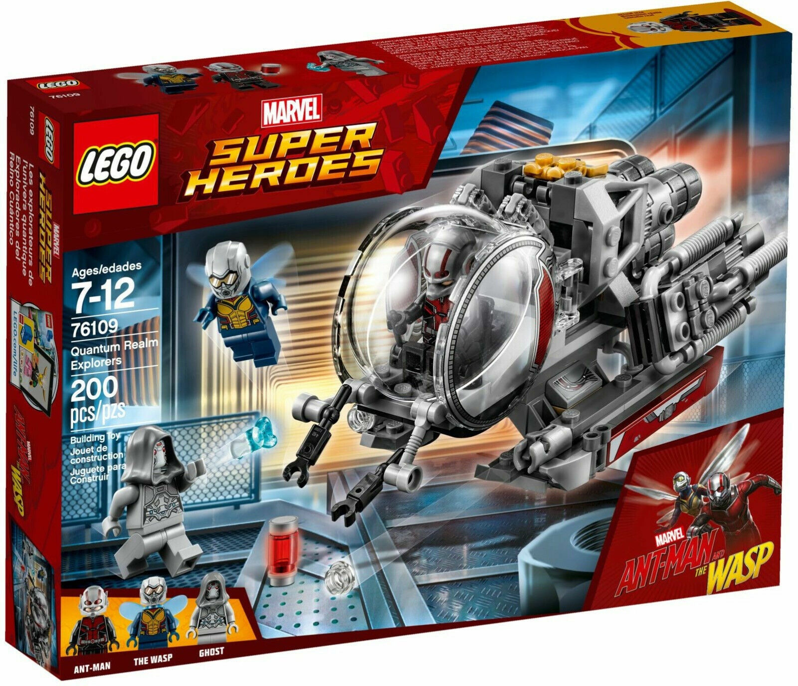 LEGO 76109 Marvel Super Heroes Quantum Realm Explorers Ant-Man and the Wasp