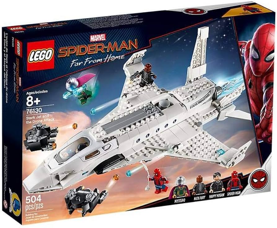 LEGO 76130 Marvel Stark Jet and the Drone Attack Spider-Man Far From Home