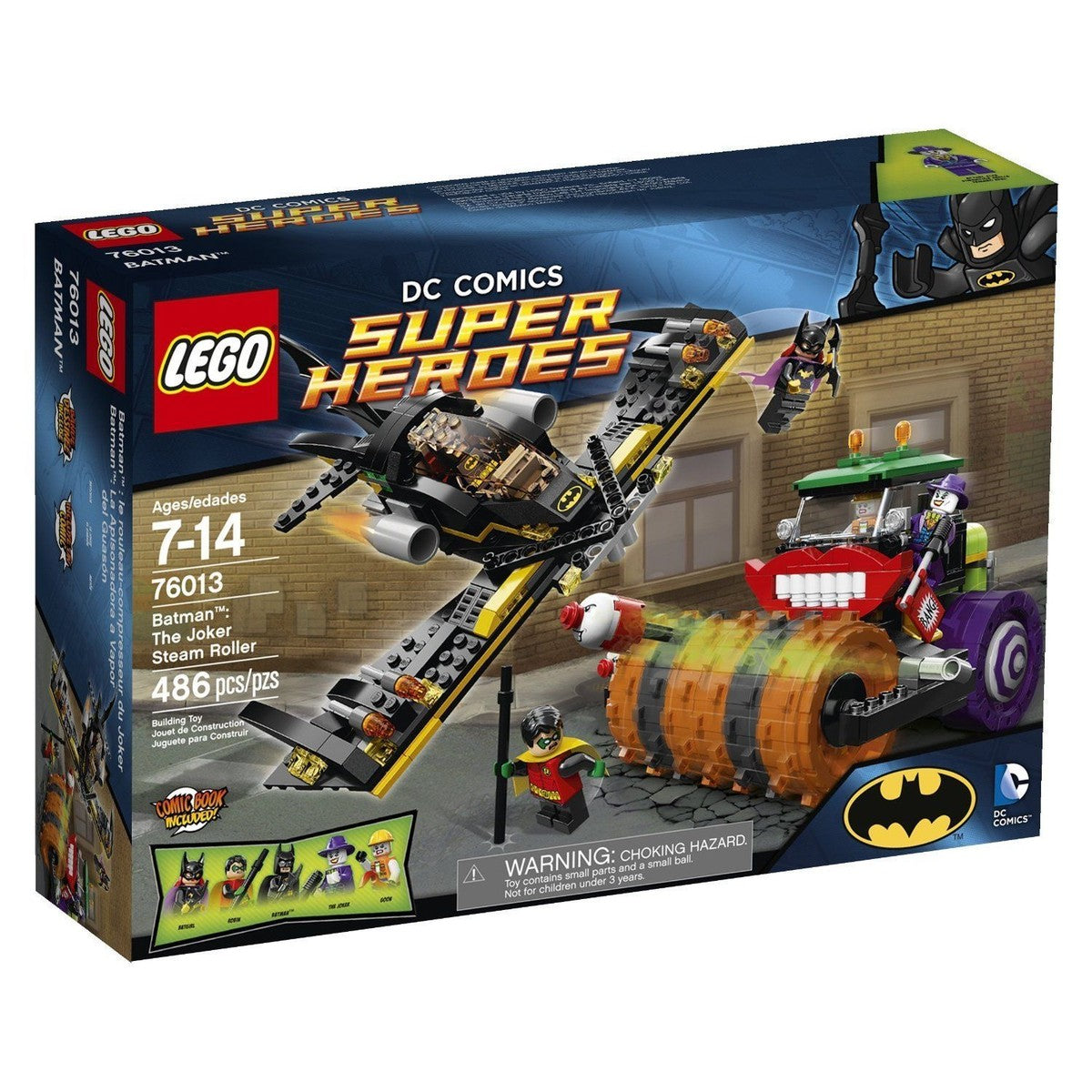 LEGO 76013 DC Comics Super Heroes Batman: The Joker Steam Roller