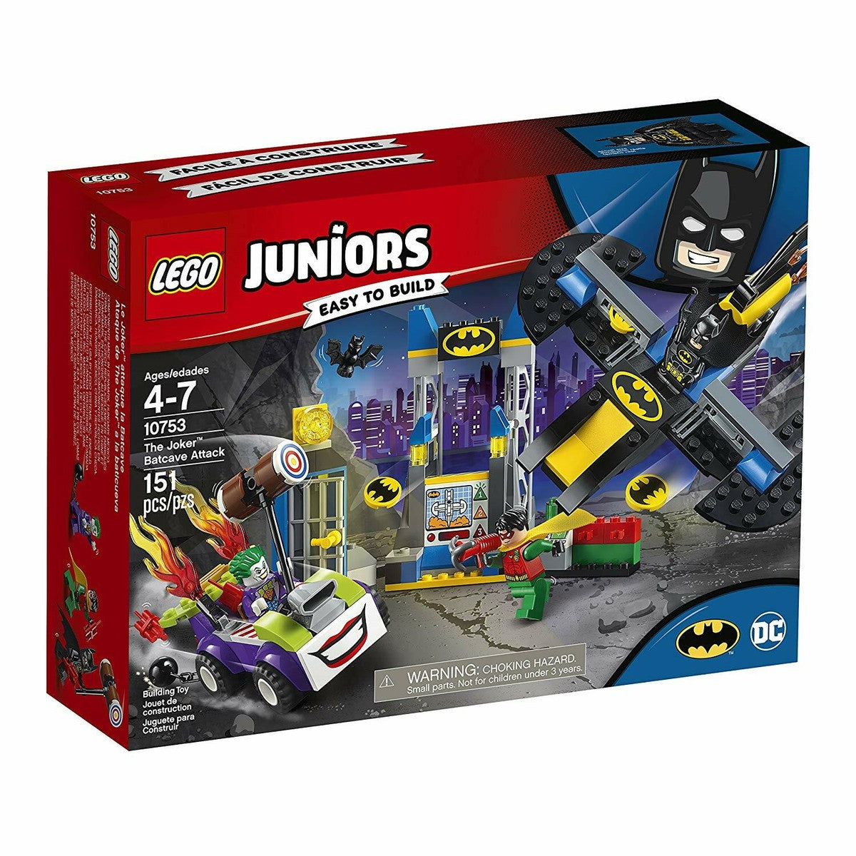 LEGO Juniors 10753 DC The Joker Batcave Attack