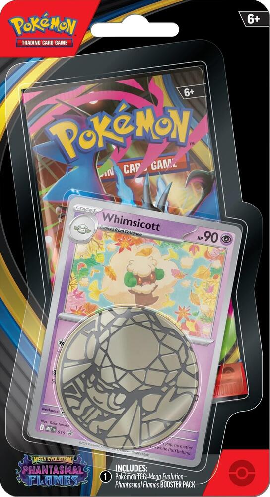 pokemon cards single packs Phantasmal Flames Pokemon Single Pack Blister (Random) – GOATS 'N GRAILS