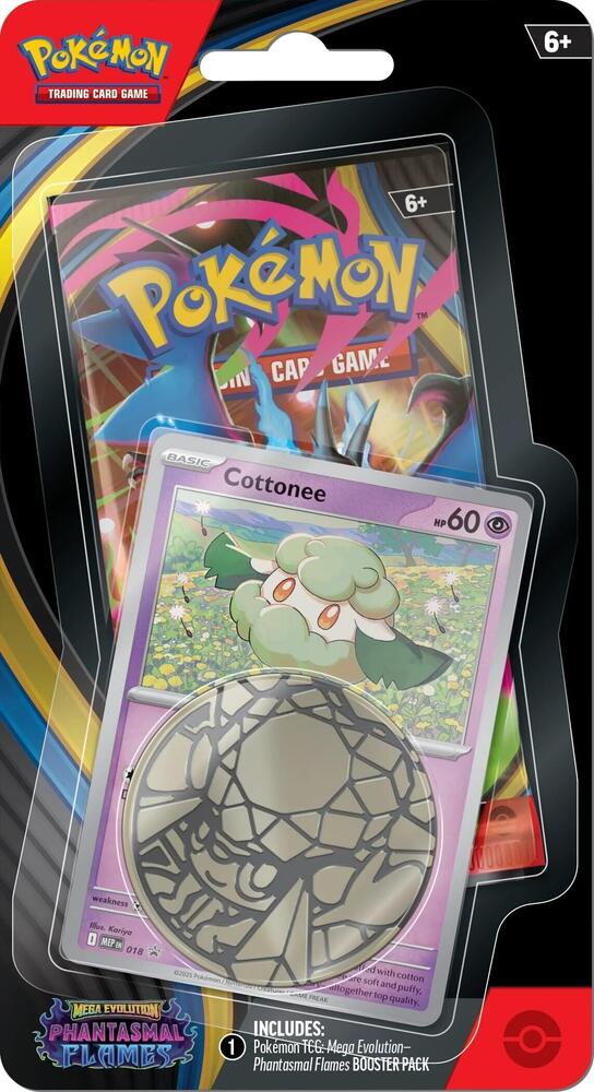 Phantasmal Flames Pokemon Single Pack Blister (Random)