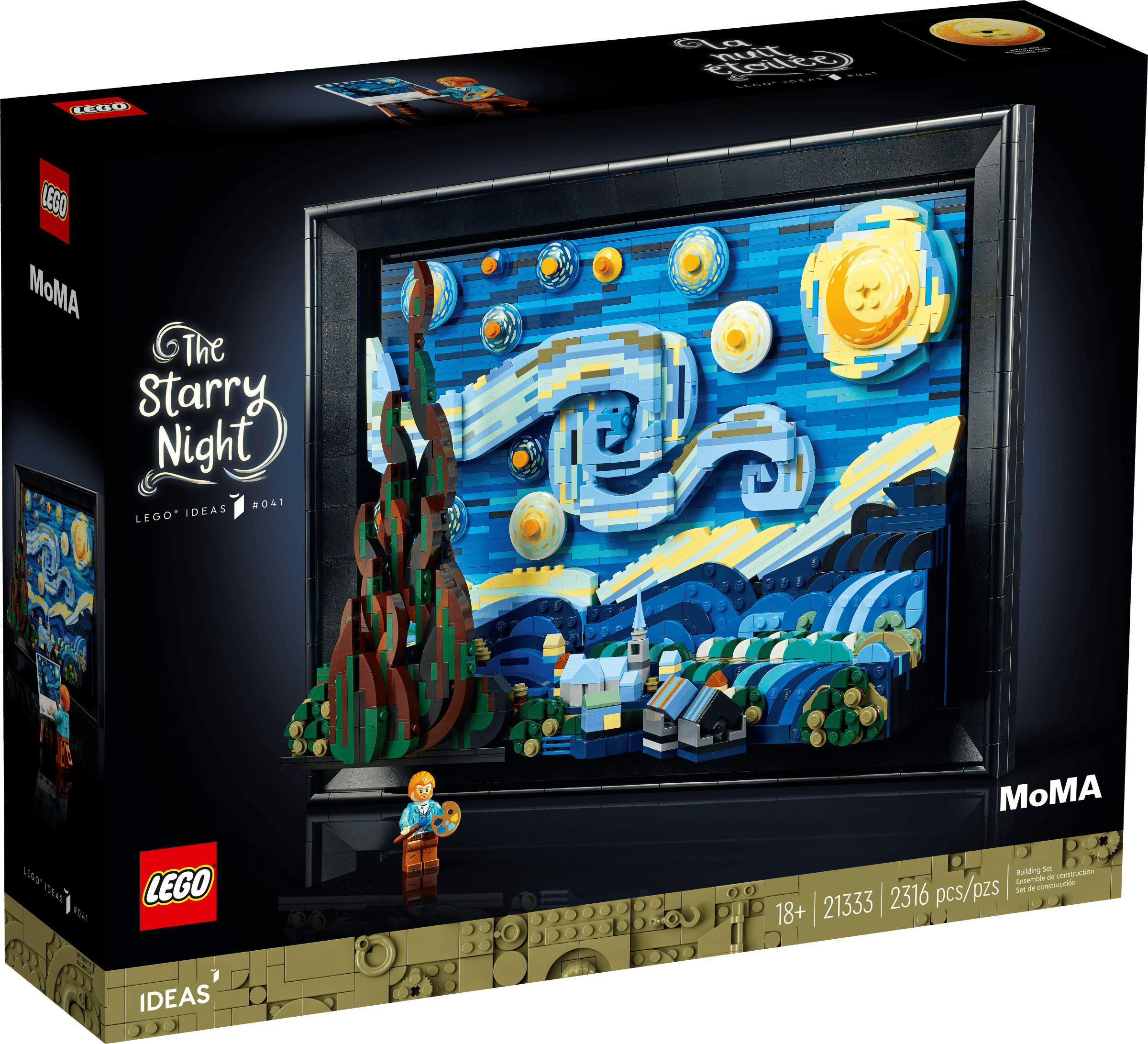 LEGO Ideas #041 Vincent Van Gogh The Starry Night