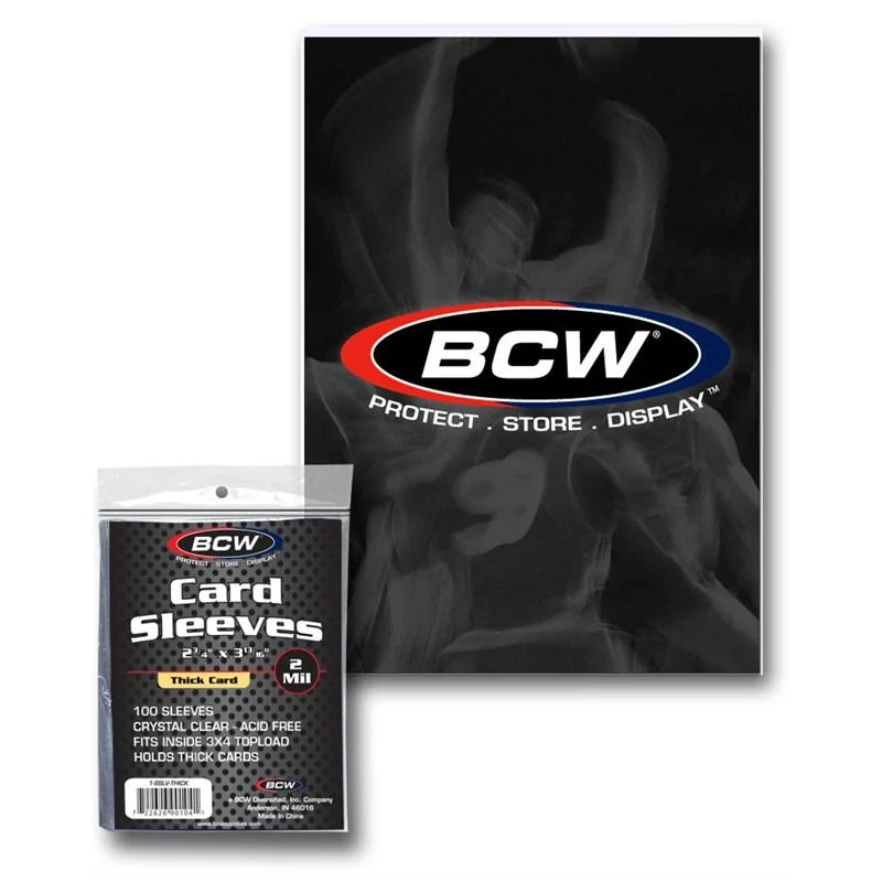 100 Thick Card Sleeves BCW