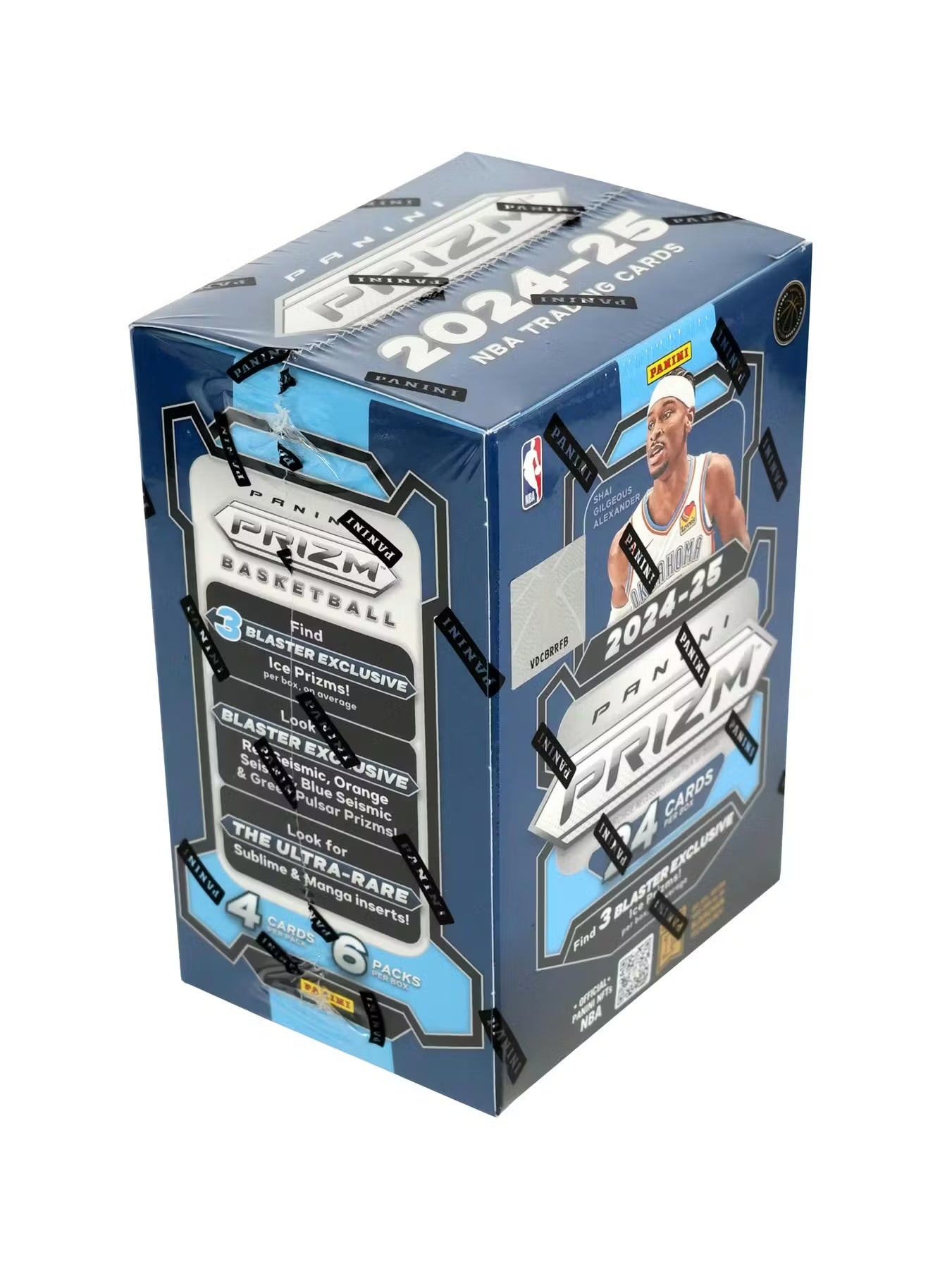 2024-25 NBA Panini Prizm Basketball Blaster Box (Ice Prizms)
